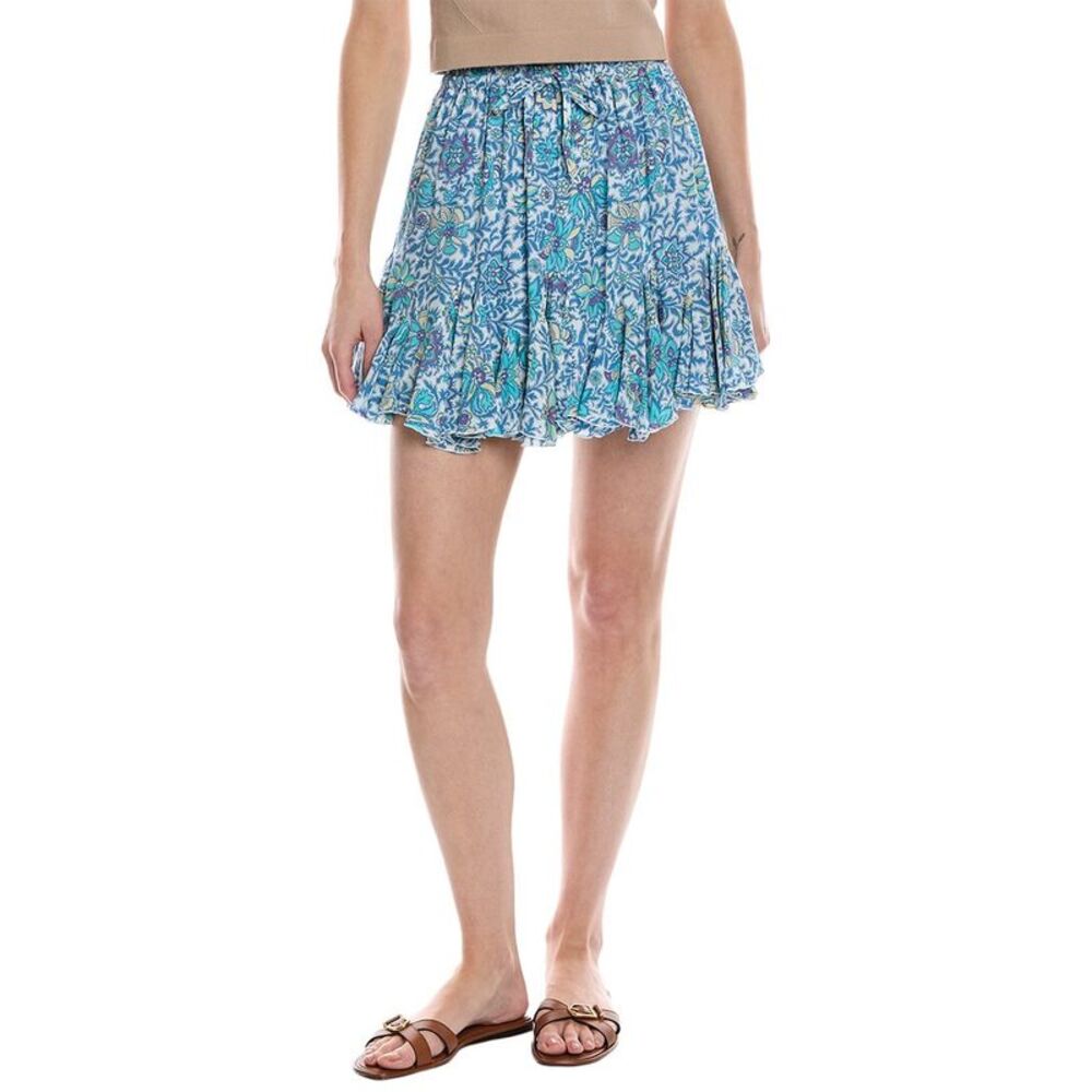 Walker & Wade Womens Walker&Wade Salsa Mini Skirt, Blue